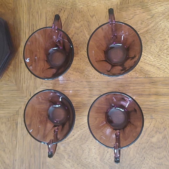 Hazel Atlas Moroccan Cups and Saucers 💜 - Picture 6 of 8